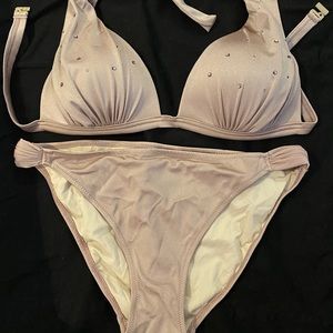 Beige Zeki bikini, Size 9/10